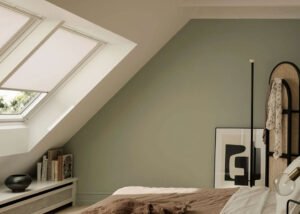 Velux de zonwering voor schuine dakramen